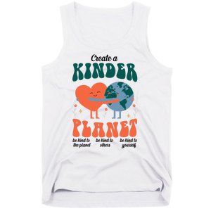 Create A Kinder Planet Earth Day Awareness Cute Tank Top