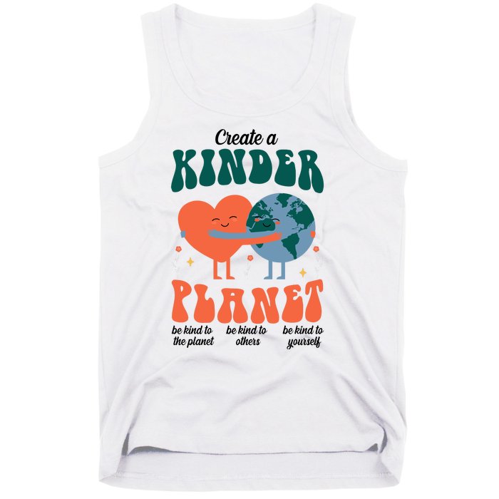 Create A Kinder Planet Earth Day Awareness Cute Tank Top