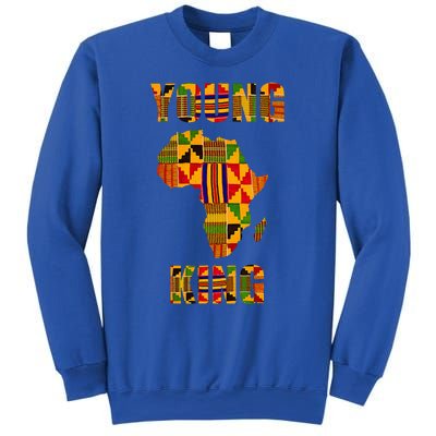 Cool African Kente Art African American Print Sweatshirt