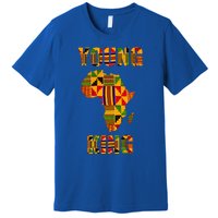 Cool African Kente Art African American Print Premium T-Shirt