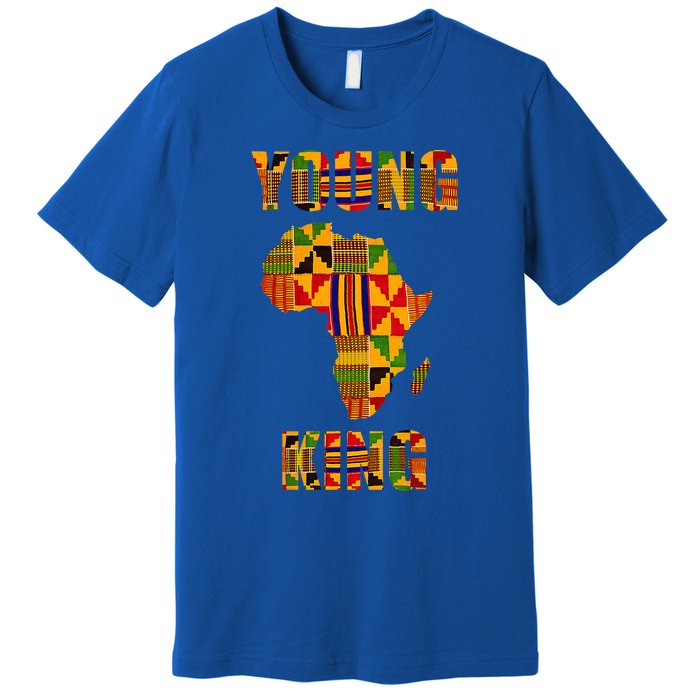 Cool African Kente Art African American Print Premium T-Shirt