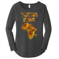 Cool African Kente Art Men Kids African American Print Women's Perfect Tri Tunic Long Sleeve Shirt