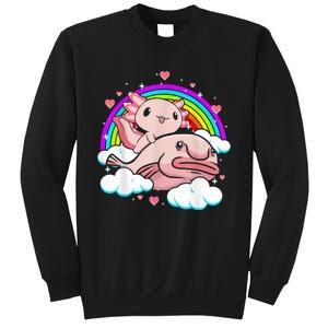 Cute Axolotl Kawaii  Rainbow Blobfish Axolotl Funny Gift Sweatshirt