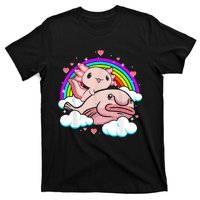 Cute Axolotl Kawaii  Rainbow Blobfish Axolotl Funny Gift T-Shirt