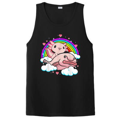 Cute Axolotl Kawaii  Rainbow Blobfish Axolotl Funny Gift PosiCharge Competitor Tank