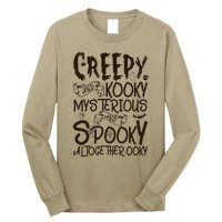 Creepy And Kooky Mysterious And Spooky Halloween Long Sleeve Shirt