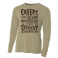 Creepy And Kooky Mysterious And Spooky Halloween Cooling Performance Long Sleeve Crew