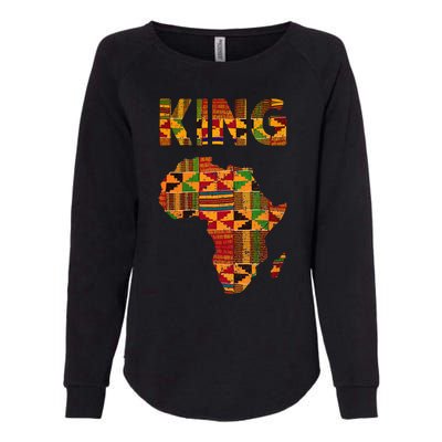 Cool African King Design Kente Cloth Africa Ghana Kids Men Womens California Wash Sweatshirt