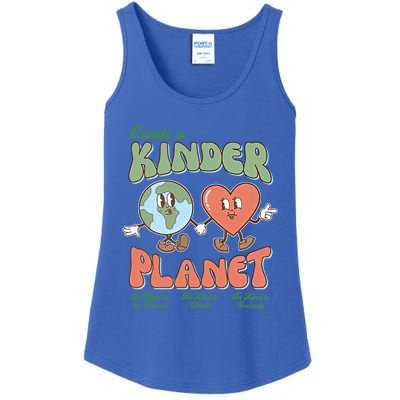 Create A Kinder Planet Be Kind To The Planet Kind To Others Gift Ladies Essential Tank