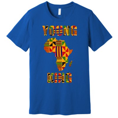 Cool African Kente Art African American Print Premium T-Shirt