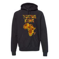 Cool African Kente Art African American Print Premium Hoodie