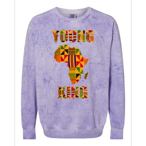 Cool African Kente Art African American Print Colorblast Crewneck Sweatshirt