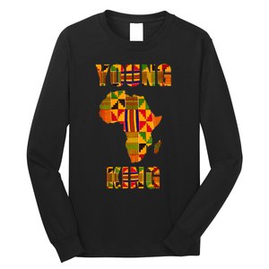 Cool African Kente Art African American Print Long Sleeve Shirt