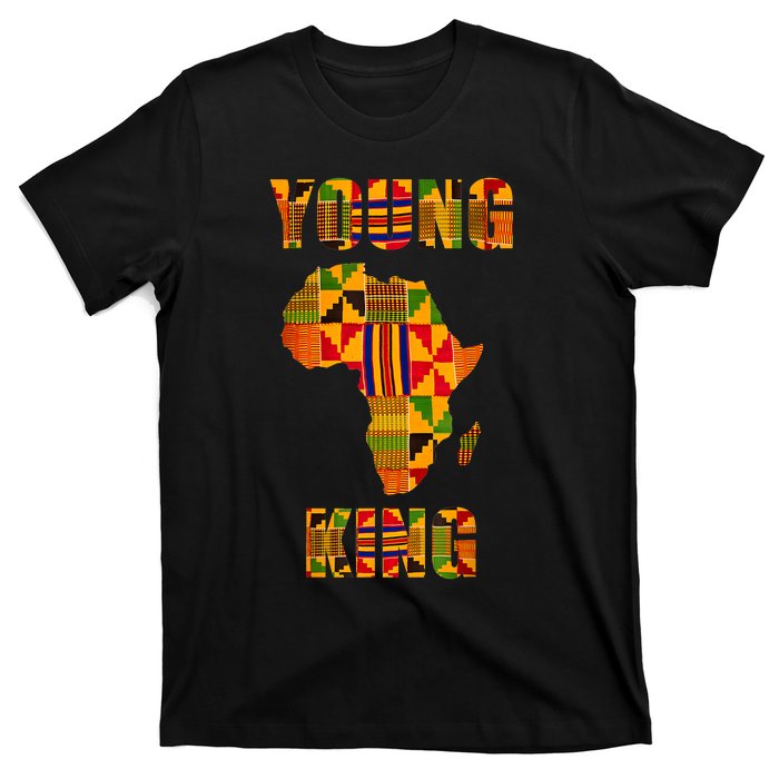 Cool African Kente Art African American Print T-Shirt