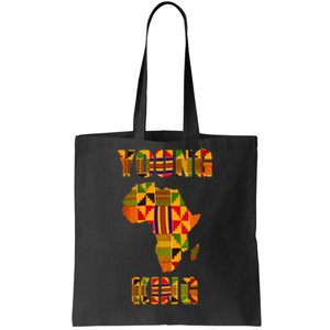 Cool African Kente Art African American Print Tote Bag