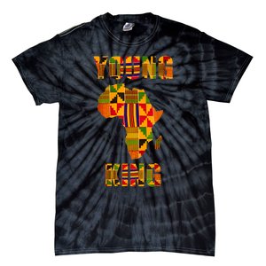 Cool African Kente Art African American Print Tie-Dye T-Shirt