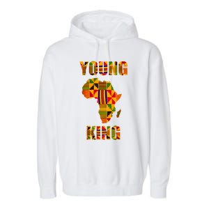 Cool African Kente Art African American Print Garment-Dyed Fleece Hoodie