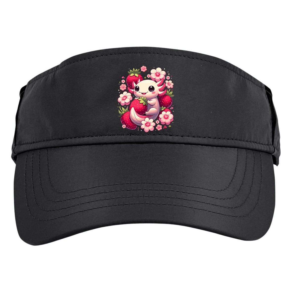Cute Axolotl Kawaii Anime Axolotl Strawberry Adult Drive Performance Visor