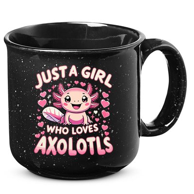 Cute Axolotl Kawaii Just A Girl Who Loves Axolotls 15oz Campfire Ceramic Mug
