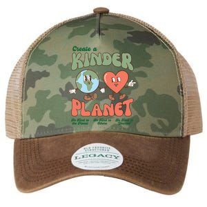 Create A Kinder Planet Earth Protect Lover Save The Earth Trending Gift Idea Legacy Tie Dye Trucker Hat