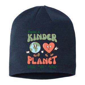 Create A Kinder Planet Earth Protect Lover Save The Earth Trending Gift Idea Sustainable Beanie