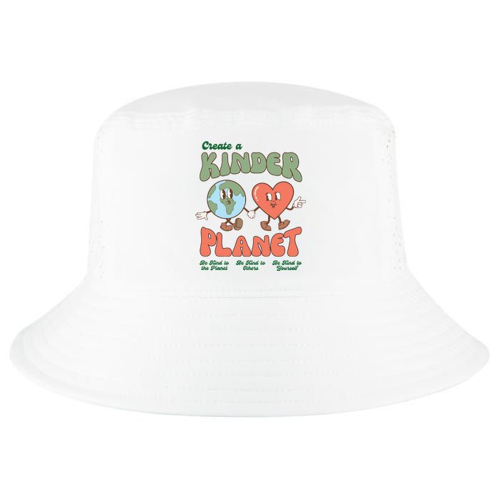 Create A Kinder Planet Earth Protect Lover Save The Earth Trending Gift Idea Cool Comfort Performance Bucket Hat