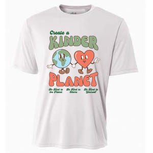 Create A Kinder Planet Earth Protect Lover Save The Earth Trending Gift Idea Cooling Performance Crew T-Shirt