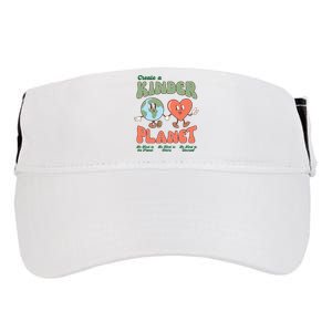 Create A Kinder Planet Earth Protect Lover Save The Earth Trending Gift Idea Adult Drive Performance Visor