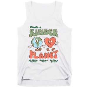 Create A Kinder Planet Earth Protect Lover Save The Earth Trending Gift Idea Tank Top