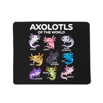 Cool Axolotl Kawaii  for Boy - Axolotl  Mousepad