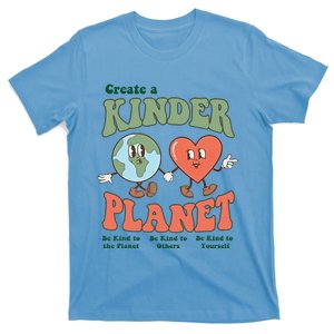 Create A Kinder Planet Aesthetic Trendy Costume Earth Day T-Shirt