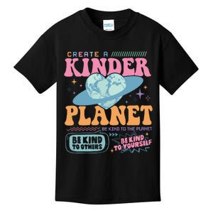 Create A Kinder Planet Mental Health Kids T-Shirt