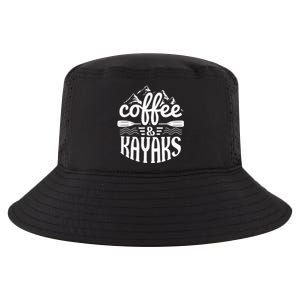 Coffee and Kayaks Funny Kayaking Cool Comfort Performance Bucket Hat