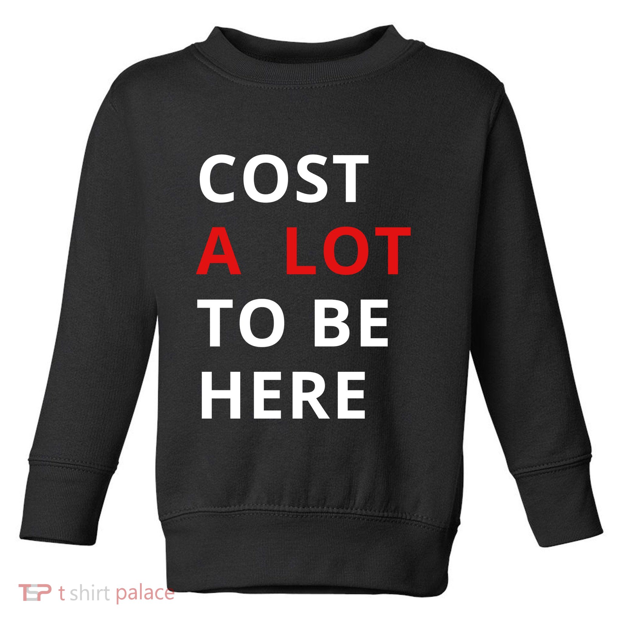 Cost A Lot To Be Here Toddler Sweatshirt