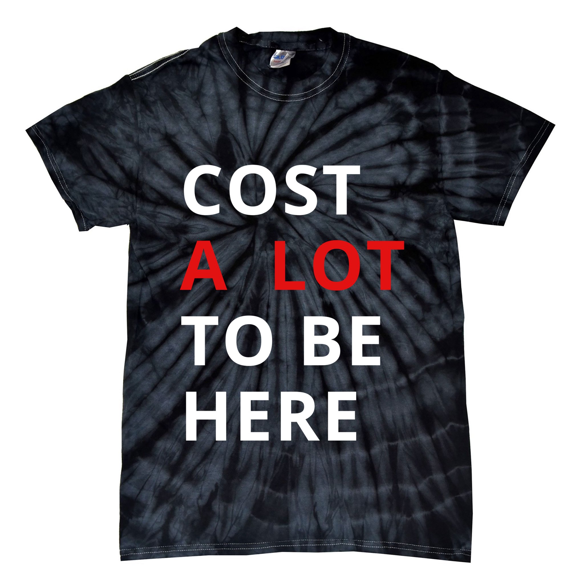 Cost A Lot To Be Here Tie-Dye T-Shirt