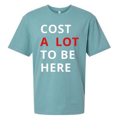 Cost A Lot To Be Here Sueded Cloud Jersey T-Shirt