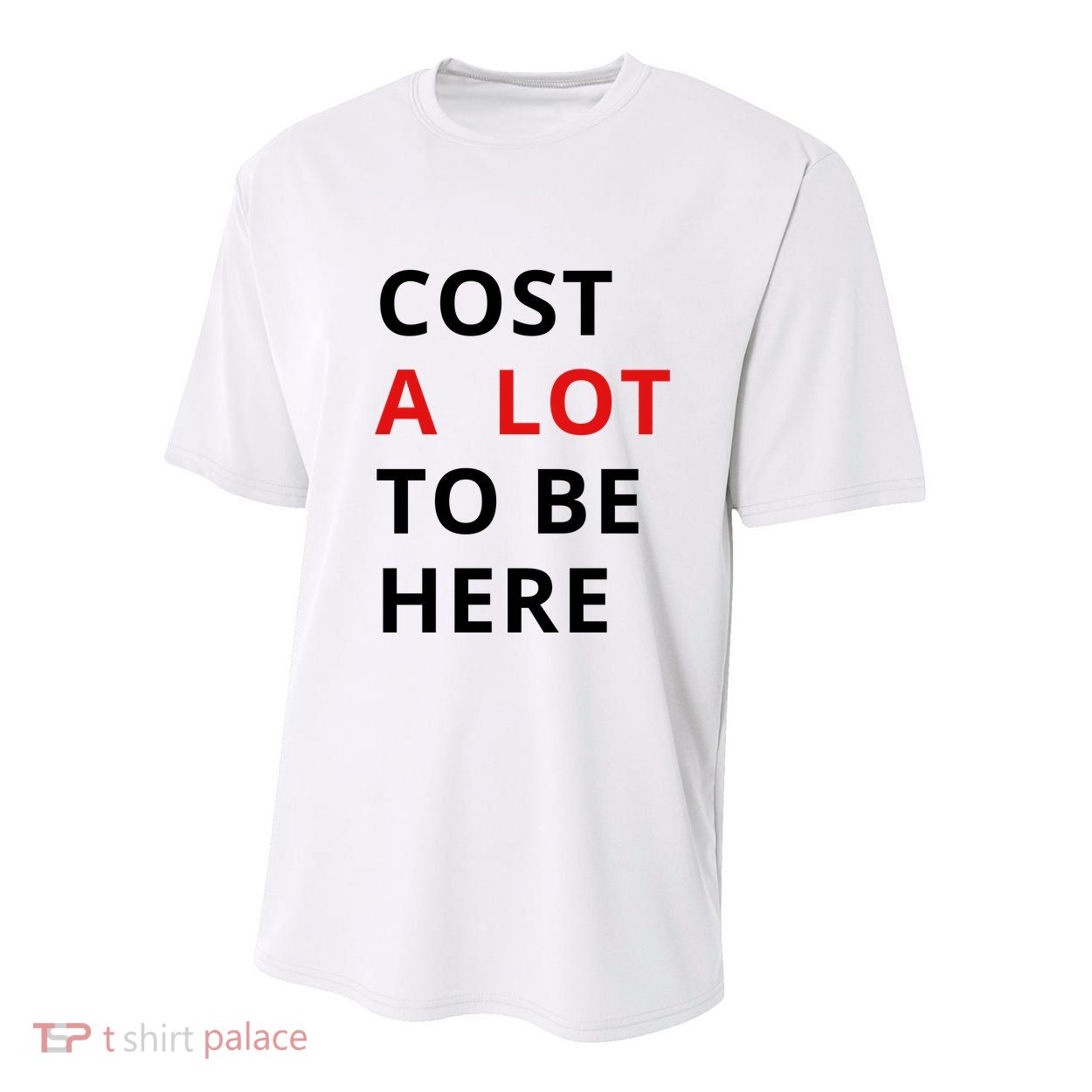 Cost A Lot To Be Here Youth Performance Sprint T-Shirt