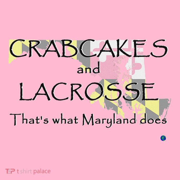 Crabcakes And Lacrosse ThatS What Maryland Does Cooling Performance Long Sleeve Crew