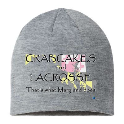 Crabcakes And Lacrosse ThatS What Maryland Does Sustainable Beanie
