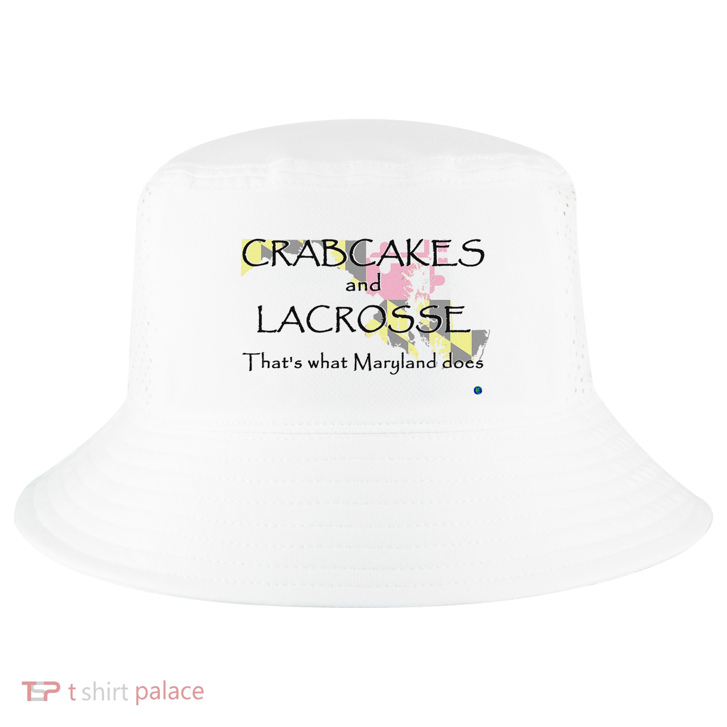 Crabcakes And Lacrosse ThatS What Maryland Does Cool Comfort Performance Bucket Hat