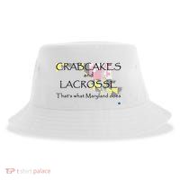 Crabcakes And Lacrosse ThatS What Maryland Does Sustainable Bucket Hat