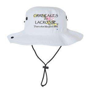 Crabcakes And Lacrosse ThatS What Maryland Does Legacy Cool Fit Booney Bucket Hat