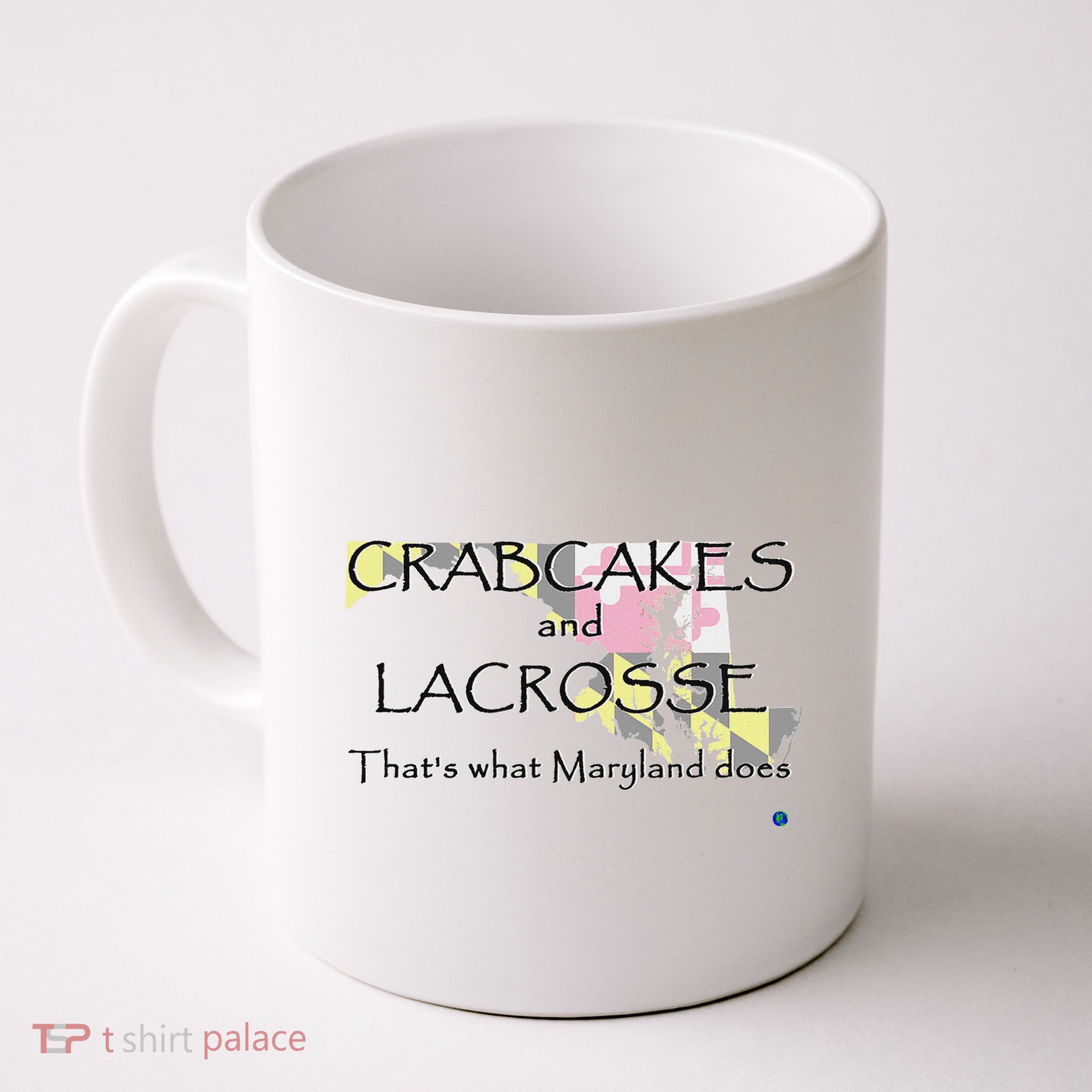 Crabcakes And Lacrosse ThatS What Maryland Does Mug