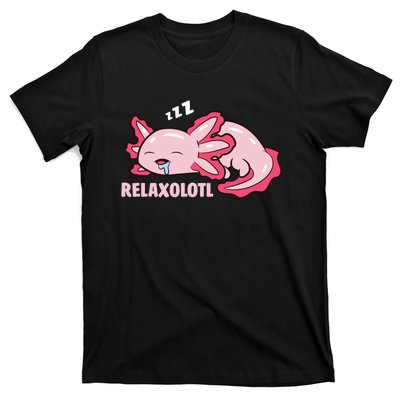 Cute Axolotl Lover Mexican Salamander Relaxolotl Pullover Hoodie T-Shirt