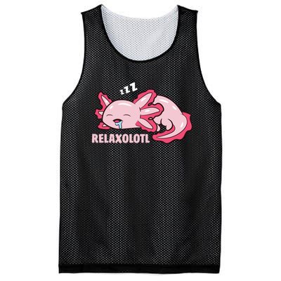 Cute Axolotl Lover Mexican Salamander Relaxolotl Pullover Hoodie Mesh Reversible Basketball Jersey Tank