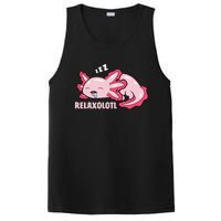 Cute Axolotl Lover Mexican Salamander Relaxolotl Pullover Hoodie PosiCharge Competitor Tank