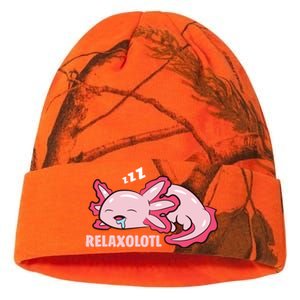 Cute Axolotl Lover Mexican Salamander Relaxolotl Pullover Hoodie Kati Licensed 12" Camo Beanie