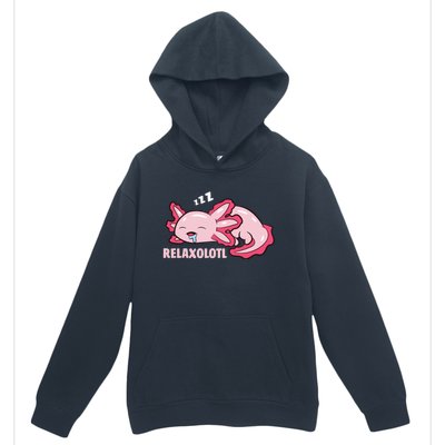 Cute Axolotl Lover Mexican Salamander Relaxolotl Pullover Hoodie Urban Pullover Hoodie