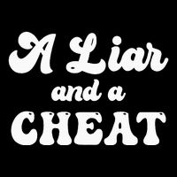 Cheater A Liar And A Cheat Cheater Drawstring Bag