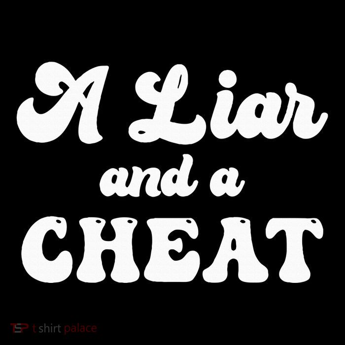 Cheater A Liar And A Cheat Cheater Flatbill Hat